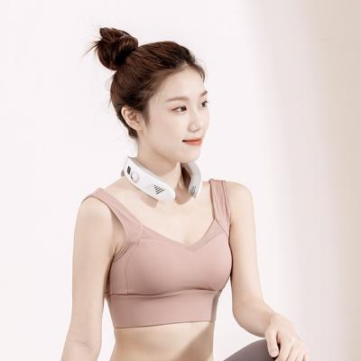 China 2021 NECK Rise 4 in 1 Portable Rechargeable Pulse Heating and Spine Neck Cold Compression Cervical Massager for sale