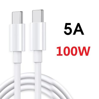 China Factory 60W 100W 3A 5A Fast Charging USB Fast Charging High Quality PD Type C Type To Type Charging C Cable for sale