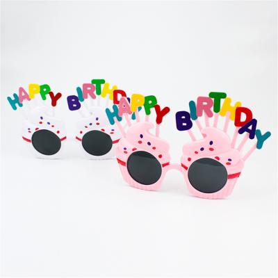 China Party Decoration Novelty Birthday Glass Photo Props Funny Sunglasses For Birthday Party Decoration for sale