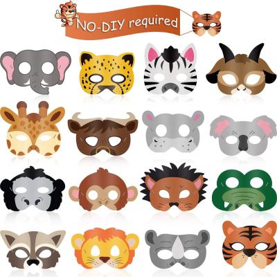 China Holloween\Party Masks Costume Gifts For Animal Park Farm Jungle Safari Theme Birthday Party Halloween Supplies for sale