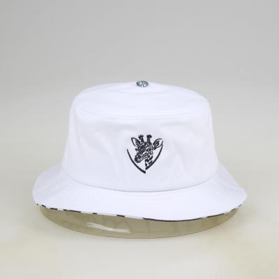 China COMMON White Cotton Bucket Hat Custom Design Your Own Embroidery Bucket Hat for sale