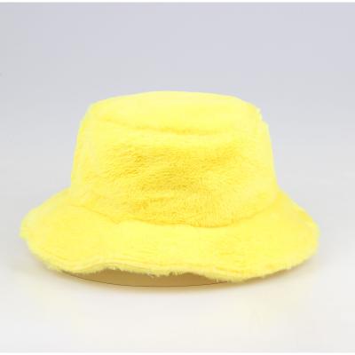 China Wholesale JOINT yellow terry bucket hat toweling fisherman with custom logo bucket hat for sale