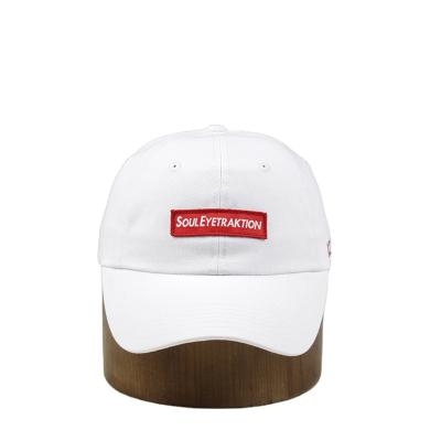 China COMMON Made in China White Embroidery Dad Hat Factory Direct Custom Logo Sports Cap Dad Hat for sale