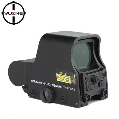 China Mini Holographic Reflex Sight Red Flash 91x50x63mm Tactical Lightweight Adjustable Green Dot Sight for sale