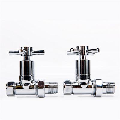 China AVONFLOW Chrome General Manual Radiator Valve Thermostatic Control Valve For Radiator for sale