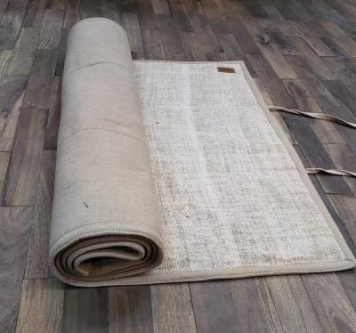 China Wild Hemp Cotton / Hemp 100% Natural & Biodegradable Custom Organic Yogas Handmade Eco-Friendly Hemp Wadding Mat Tatami for sale