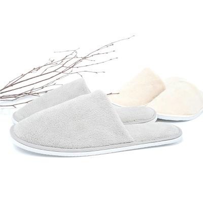 China Good Quality Fast Delivery Super Soft Coral Fleece Ladies Spa Hotel Indoor Home Women Slippers for sale