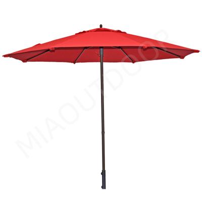 China Patio Hotel Fiberglass Ribs Beach Umbrella Traditional Parasol Restaurant for sale