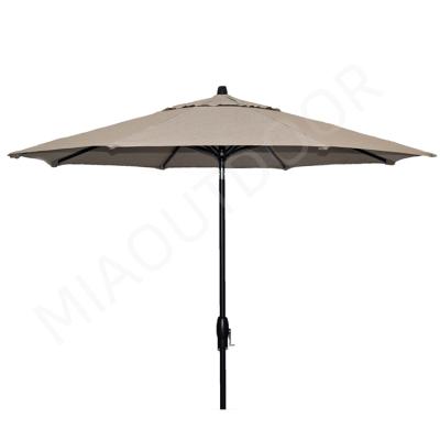 China Modern High Quality Led Modern Garden Parasol Patio Umbrella With Crank for sale