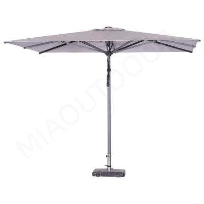 China Modern Custom Outdoor Cafe Patio Umbrella Commercial Design Logo Luxury Umbrella for sale