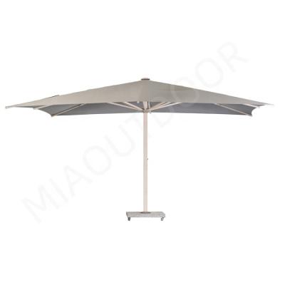 China Mia Sun Beach Garden Patio Large Outdoor Umbrella 5m Luxurious Aluminum Commercial High End Commercial/Modern Parasol Umbrella for sale