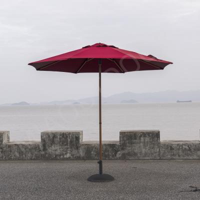 China High Quality Commercial Large Sun Beach Parasol Hotel Outdoor Garden Umbrella Custom Logo for sale