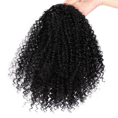 China Afro Wave Black Hair Bun Ponytail Hair Bun Wig Bun Extension Hair Piece for sale