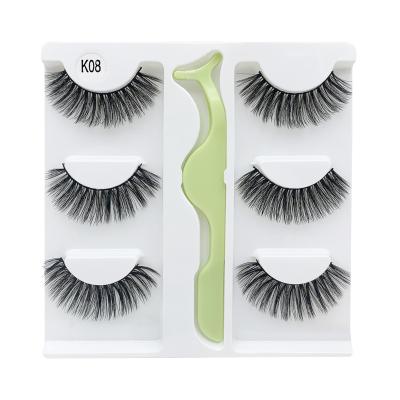 China 3 Store Long Natural Eyelash Bulk Vendor MYSURE SHIPPING Product FREE SHIPPING Set Eyelash Lashes Ready Stock Free Sample False Mink for sale