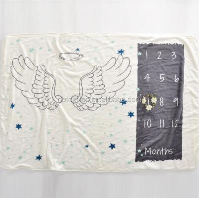 China Disposable Monthly Milestone Blanket Newborn Baby Photo Prop for sale