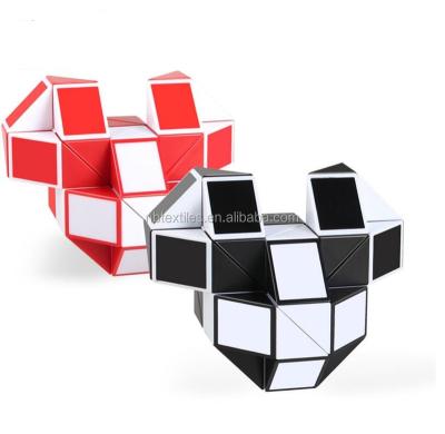 China Newest promotion random 36 color block snake magic ruler cube the standard spinner version children education imagination game toy for sale