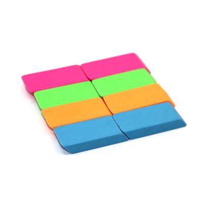 China Custom Promotional Eraser Custom Color Pink White Blue White Black Eraser for sale