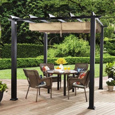 China Easily Assembled Block Folding Canopy Pergola Gazebo UV Shades With Outdoor Pop Up Roof Tent for sale