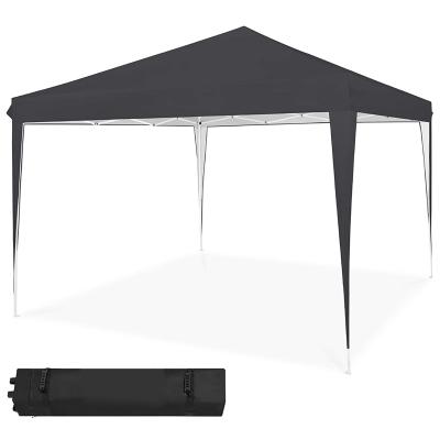 China Easy Assemble Steel Gazebo Windproof Backyard Shed Steel Framed Outdoor Garden Canopy Tent Gazebo Pergola With Roll Bag for sale