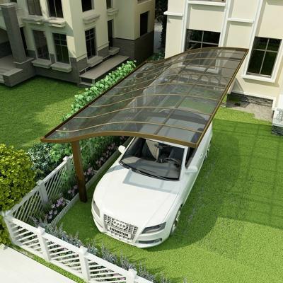 China Customized heavy duty aluminum outdoor metal polycarbonate carport balcony gazebo garages parking awning for sale