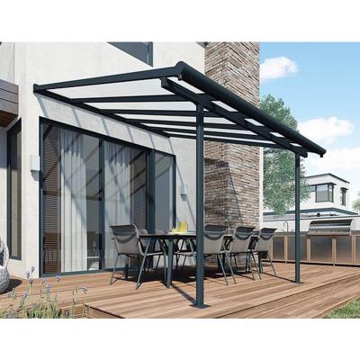 China Cheap outdoor metal vehicle rv car shade parking tent caravan tent awning with polycarbonate roof for sale