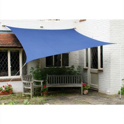 China Garden\patio\restaurant\cafe\hotel HDPE sunshade sails outdoor waterproof fabric net patio tent triangle awning for sale