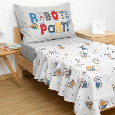 China Cozy 3 Pieces Microfiber Set Printing Pattern Kids Bedding Soft Comforter Sheet Sets Toddler Bedding Set for sale