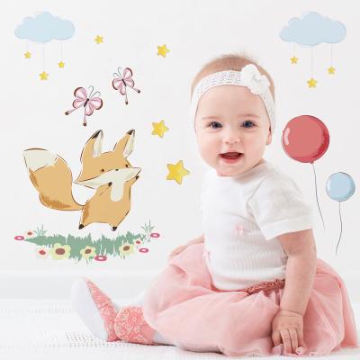 China WALL STICKER Cute Princekin Theme Baby Wall Stickers 3d Home Decoration Plastic Cute Wall Sticker for sale