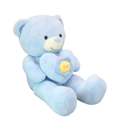 China Brand new stylish soft plush bear teddy bear decoration stylish children's birthday gift blue plush teddy bear custom for sale