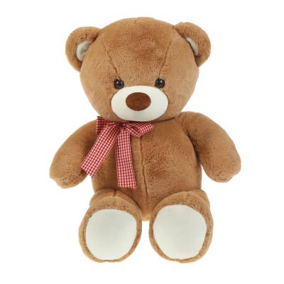 China Wholesale Custom Soft Creative Personality Plush Toy Doll Plush Cloth Wool Decoration Logo Cute Bear for sale