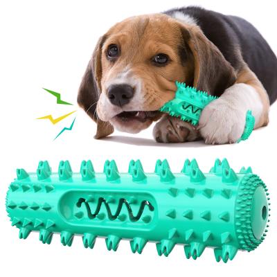 China Hot Selling Viable Pet Teeth Amazon Short Talk Dog Toy Clean Durable Rope Chew Toy Leaky Pet Toys for sale