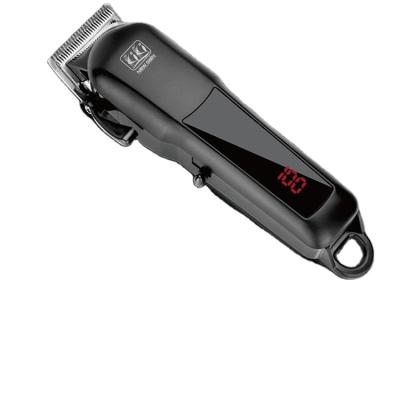 China Commercial the latest full metal professional hair clipper for hairdresser, LCD display electric cordless hair clipper for sale