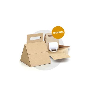 China Handmade Disposable Recycled Recyclable Biodegradable Cheap Materials Price Cardboard Coffee Cup Box Packaging And Box Printing for sale