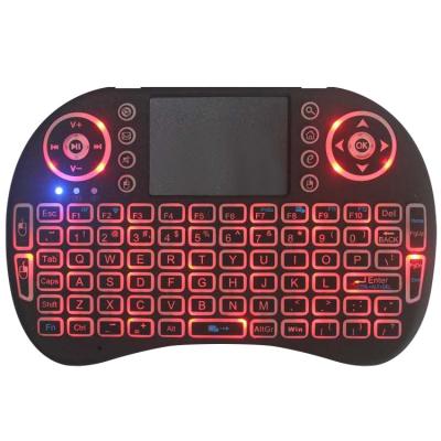 China Hotsale mini wireless wireless keyboard with 2.4ghz i8 remote backlit MX3 for sale