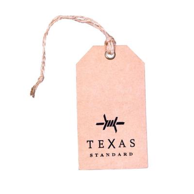 China Sustainable Custom Clothing Business Price Custom Hang Tags Product Tags Personalized Tags for sale