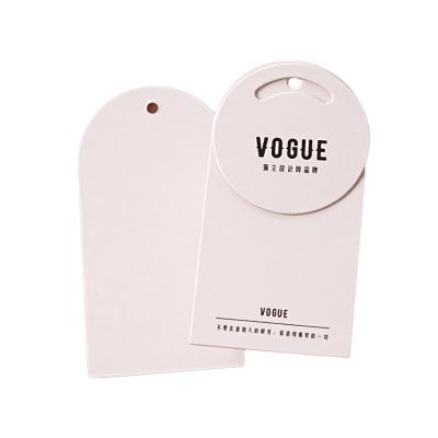 China Viable Wholesale Custom Paper Hang Tags Eyelet Hang Tags with String for Apparel for sale