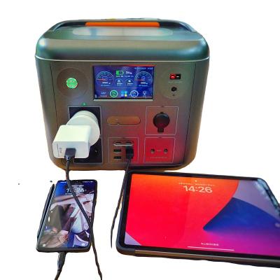 China Wireless Charging Touch screen 1500W mobile energy storage power supply for sale