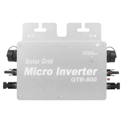 China New Design Most Convenient On Grid Inverter 600W 800 Micro Solar Photovoltaic Grid Inverter Solar Power System 230mmx200mmx40mm for sale