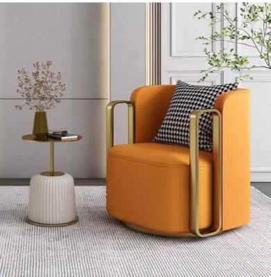 Chine Modern Luxury Hotel Furniture Modern Velvet Dining Accent Chairs With Gold Metal gq03 à vendre