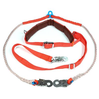 China Protective Device For Working At Heights Grade Industrial Parts Of Full Body Safety Harness With Lanyard To Buy Full Body Safety Harness Parts for sale