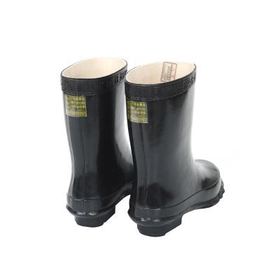 China Lightweight rubber insulated boots steel head insulated 35kv high safety boots and steel head insulated 25kv high safety boots for sale