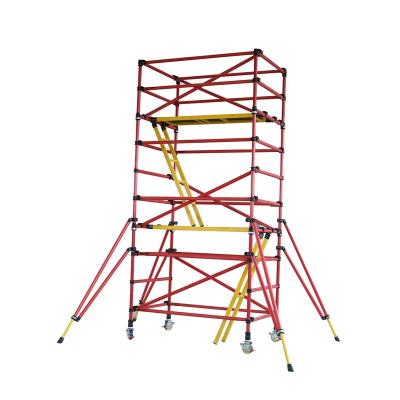 China Cheap Modern Fiberglass Insulation Tower Scaffolding Frame High Quality Price Cheap Fiberglass Scaffoldings Dominate for sale