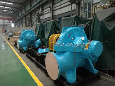 China High Speed Double Suction Split Case Pump , Horizontal Water Pump Delivering Liquids for sale