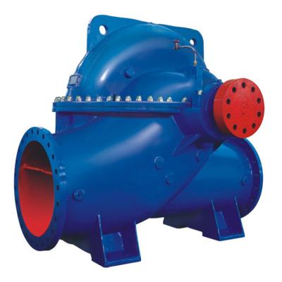 China Water Suction Single Stage Double Suction Centrifugal Pump Blue Or Customized Color for sale