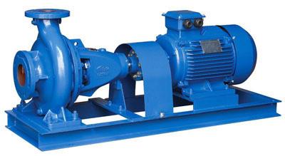 China Low Speed Horizontal End Suction Pump , End Suction Water Pump Fit Low Noise Requirement for sale