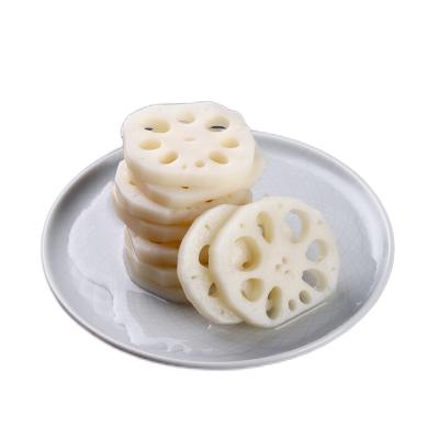 China Wholesale commercial fresh fresh clean water lotus root slices hotpot ingredients for sale