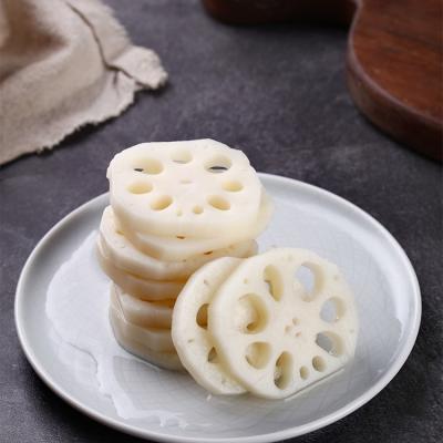 China Wholesale Fresh Fresh Lotus Root Slice Nutritious Clean Water Cut Lotus Delicious Vegetables for sale