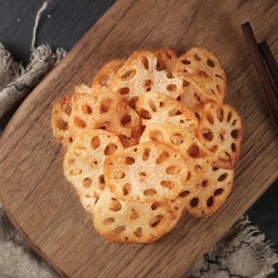 China Dried Dried Fruit Snacks Bulk Healthy Weight Loss Dried Lotus Root Crispy Chips for sale