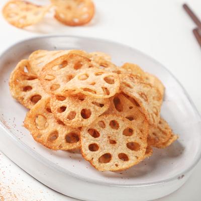 China Hot Selling Dried Lotus Crispy Root Vegetable Dried Ready Meal Snacks for sale