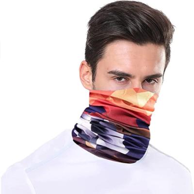 China Multifunctional Custom Digital Printing Bandana Balaclava Thickness Outdoor Rise Magic Neck Scarf Sunscreen Seamless Neck Cuff for sale